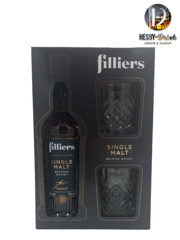 Coffret Filliers 50 months + 2 verres 70CL